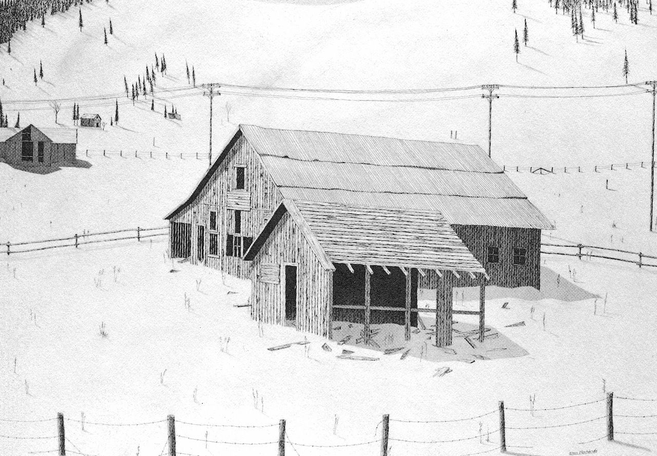 Barn - Leadville, Colorado. ©1976 Don Richards