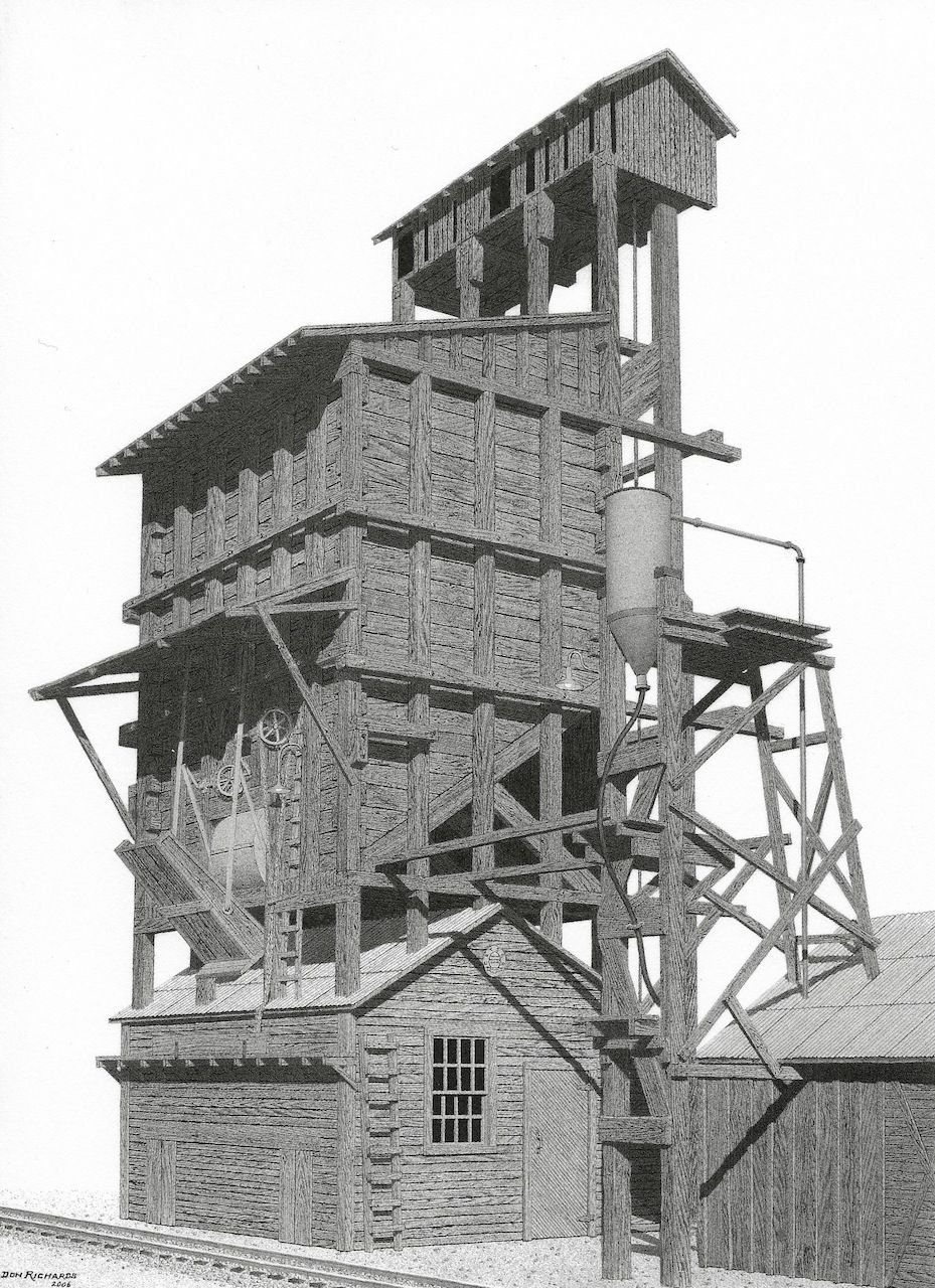 Coal tipple - Chama, New Mexico. ©2006 Don Richards