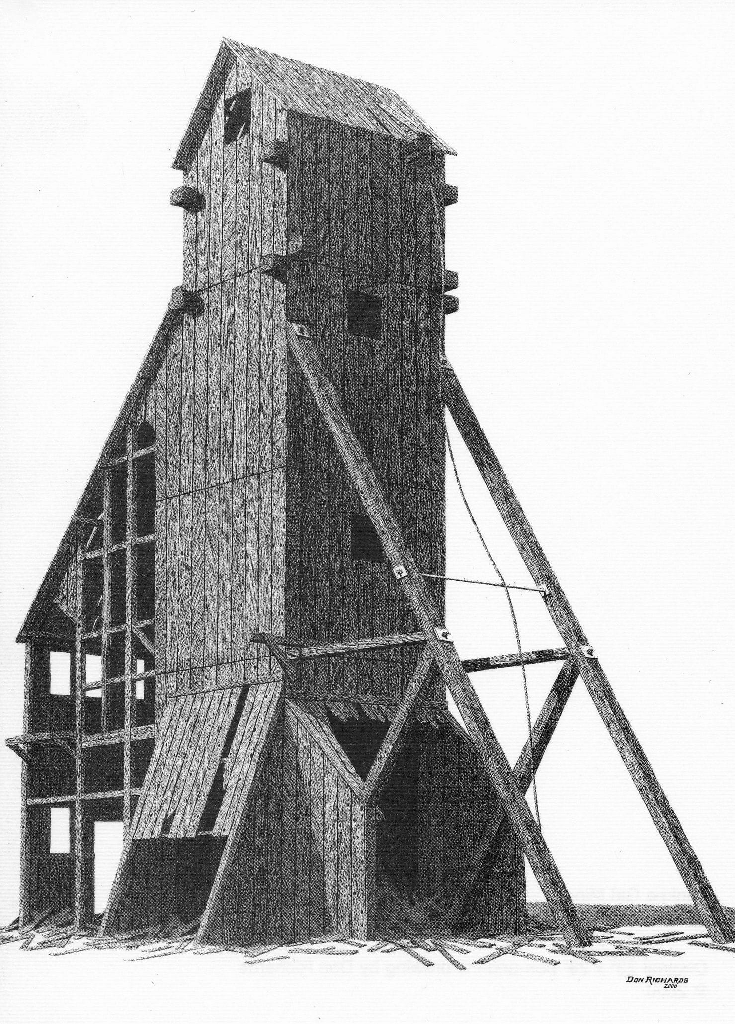 Yankee Girl Mine - Red Mountain Pass, Colorado. ©2000 Don Richards