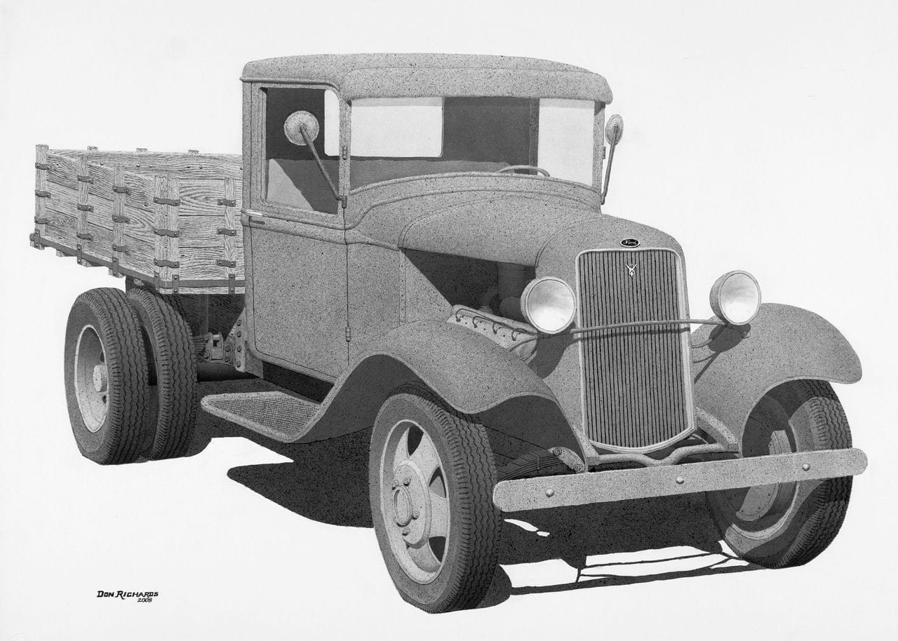 1932 Ford ModelBBstake truck. ©2008 Don Richards